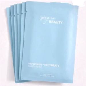 Glow on the 5th replenish and rehydrate sheet mask 6 sheet masks